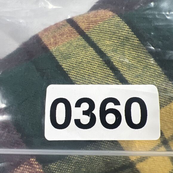 LL Bean Shirt Men's Red Green Scotch Plaid Flannel Traditional Fit Button Up Med - Picture 10 of 10